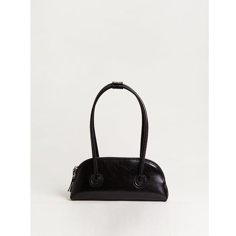 Petit sac à main en cuir de vache, sac à bandoulière, sac à bandoulière portable, sac simple pour femme