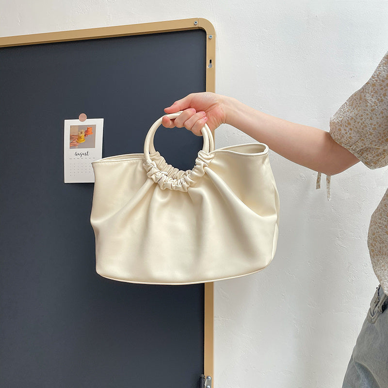 Bolso de mano con diseño de círculo pequeño para mujer en verano