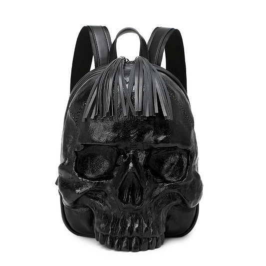 Embossed Three-dimensional Backpack Punk Charm Backpack