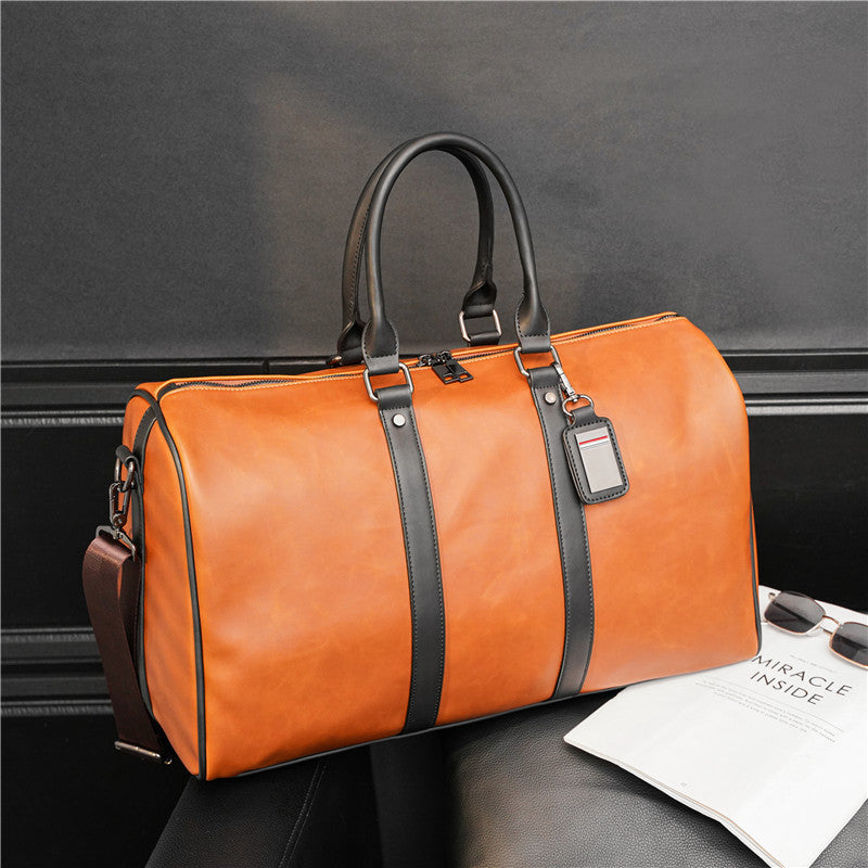 Spot Wholesale Large Capacity Men's Horizontal Travel Bag Short