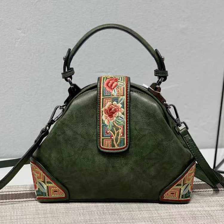 Bolso bandolera portátil estilo cheongsam con bordado estilo chino retro