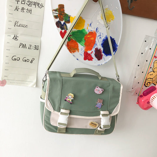 Sac à bandoulière mignon de style Mori pour fille