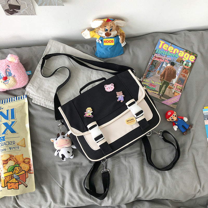 Sac à bandoulière mignon de style Mori pour fille