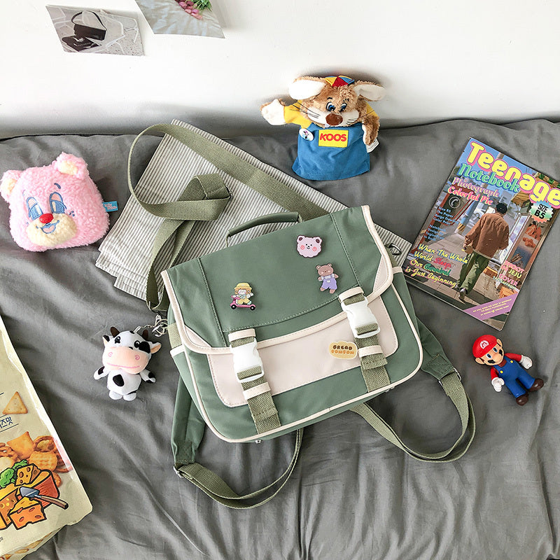 Sac à bandoulière mignon de style Mori pour fille