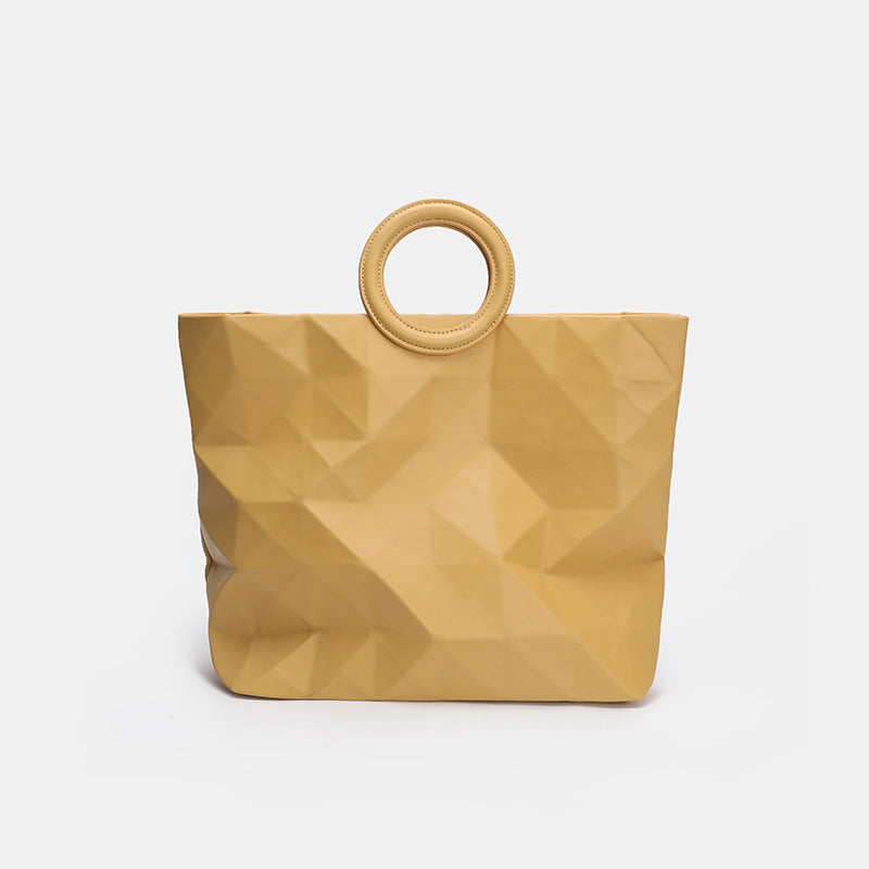 Rhombus Geometric Folding Big Bag