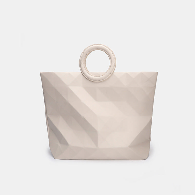 Rhombus Geometric Folding Big Bag