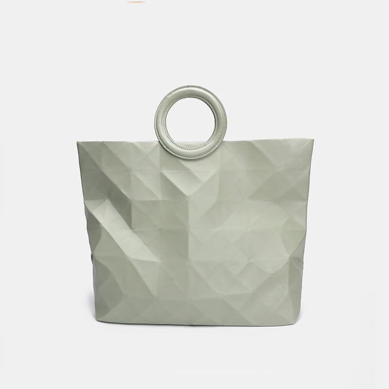 Rhombus Geometric Folding Big Bag