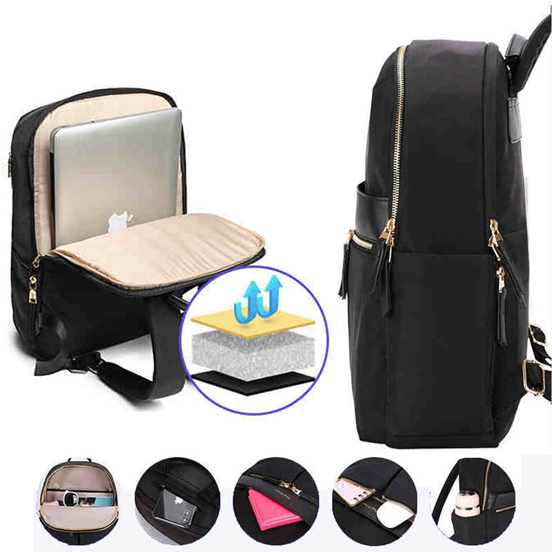 Oxford Cloth Backpack Computer Bag Female Business Water Repellent Large Capacity Leisure Travel Backpack