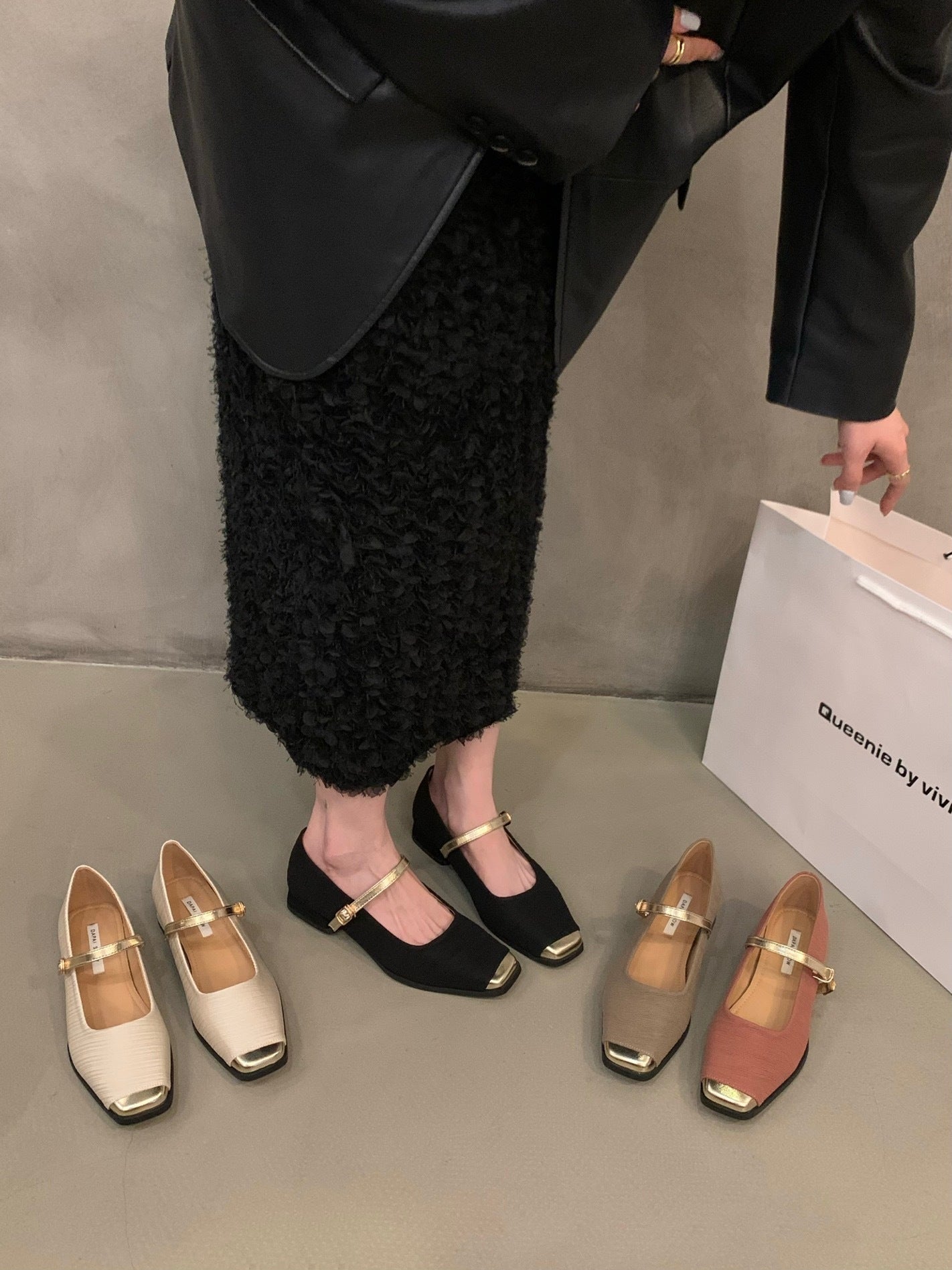 Chaussures Mary Jane classiques à talons épais pour femmes de style français