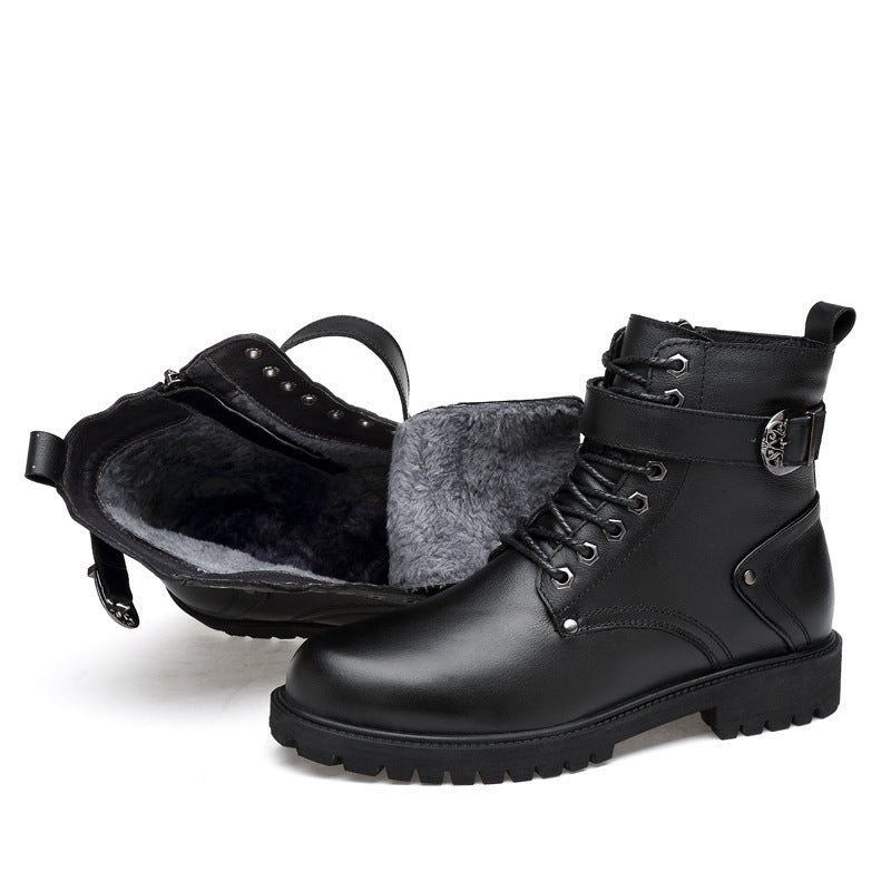 European And American Couple High-top Dr Martens Boots