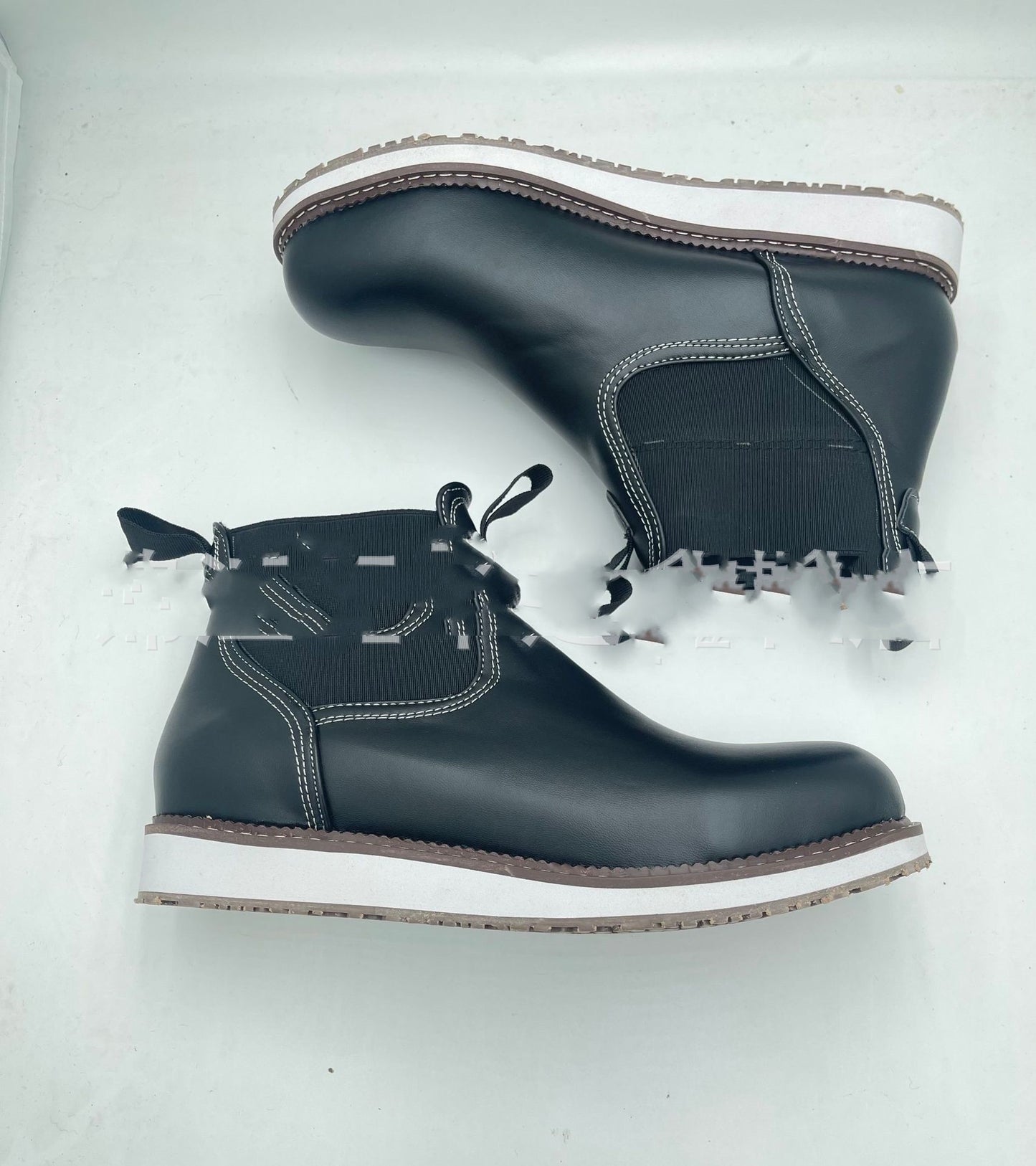 Bottines élastiques pour hommes grande taille