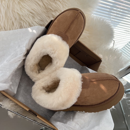 Fur Integrated Platform Snow Boots Tarttt Short Tube Bread Shoes