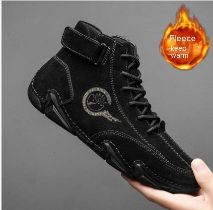 Men's Autumn And Winter Mid-high Leisure Shoes