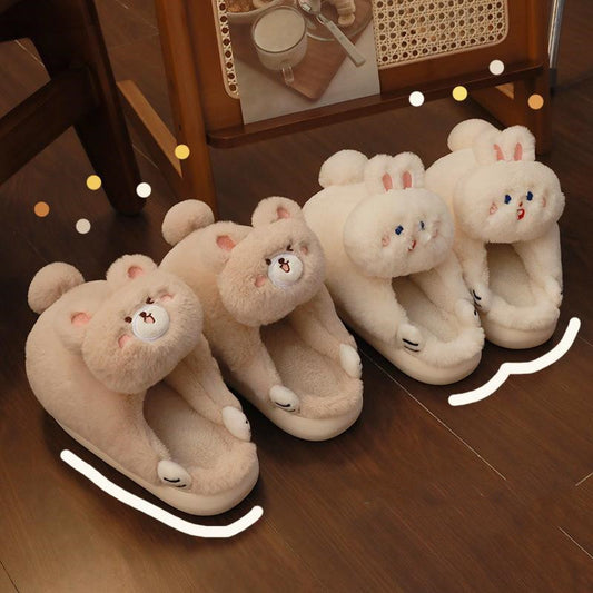 Female Winter Household Indoor Cotton Slippers