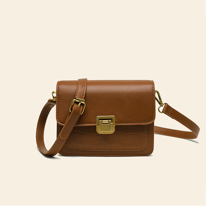 French Niche Light Luxury Foreign Style Small Square Female Texture Everything Single Shoulder Crossbody Bag