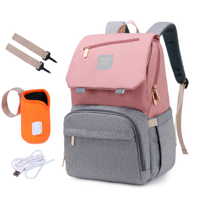 Multifunctional Double-shoulder Mother And Baby Bag