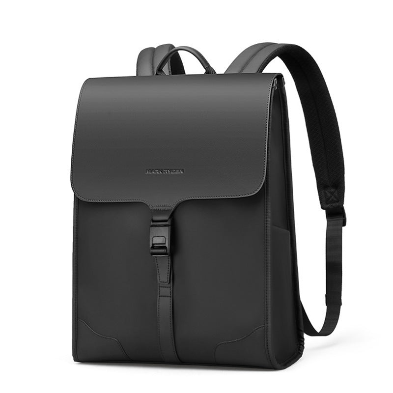 Mens Fashion Casual Magnetic Buckle Shoulder Bag