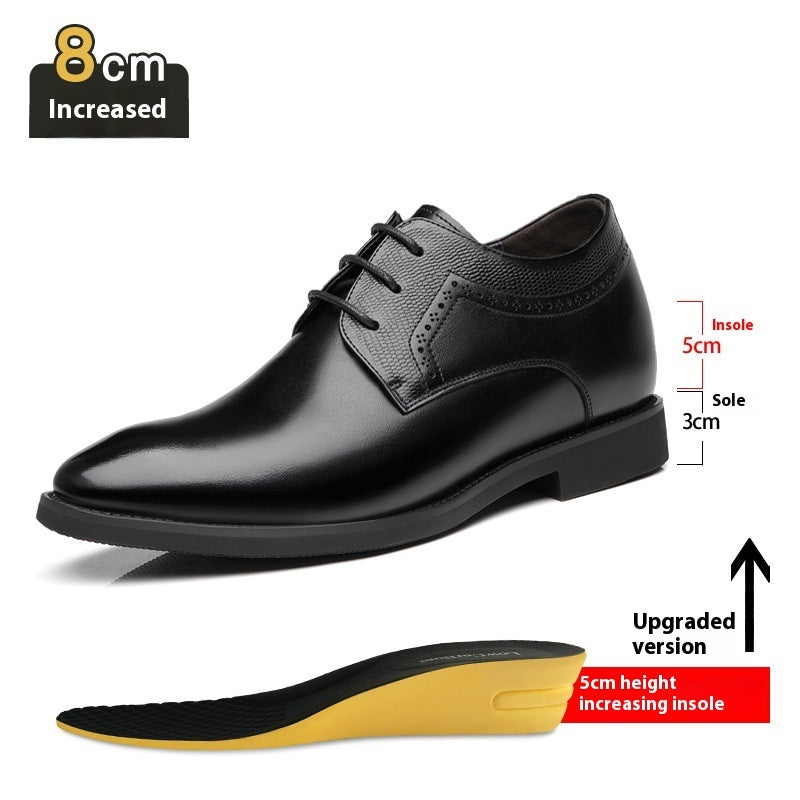 Zapatos formales de negocios de cuero Zapatos casuales puntiagudos para hombres