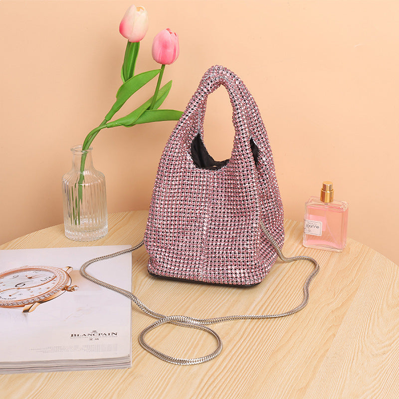 Sac à bandoulière pour femme avec chaîne portable pour le soir