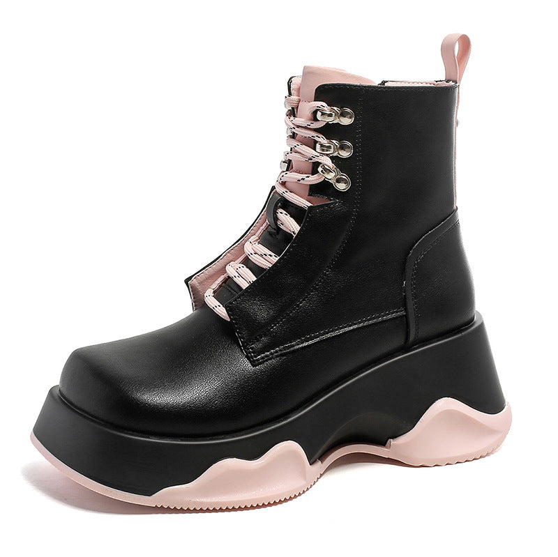 Botas Dr Martens estilo británico para mujer, estilo casual