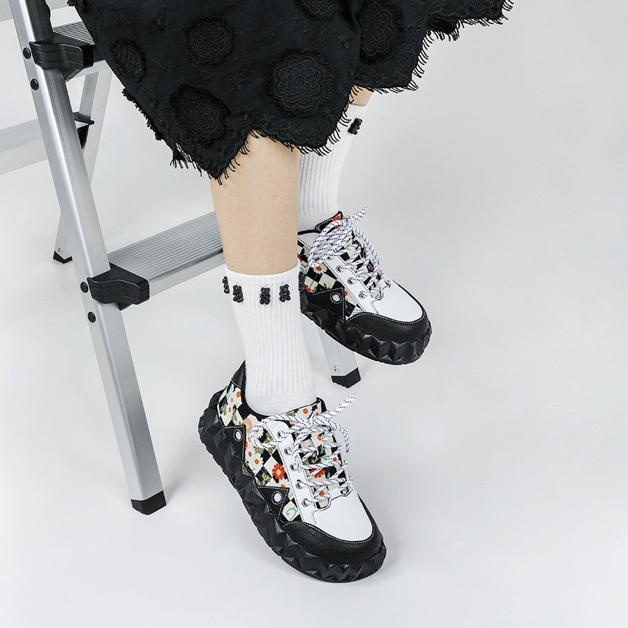 Fashionable Breathable Floral Jelly Shoes