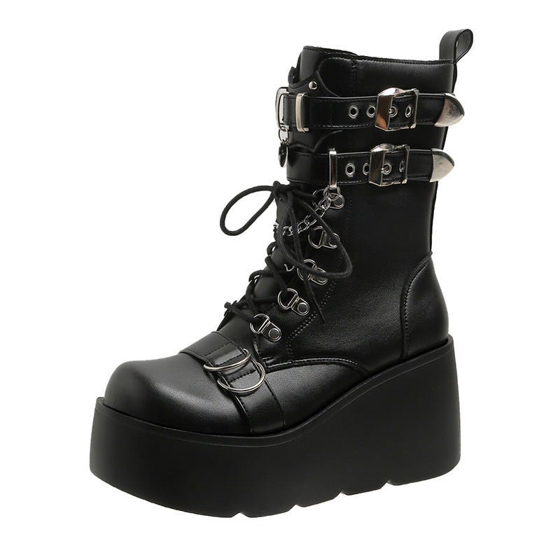 Botas Martin informales con estilo punk