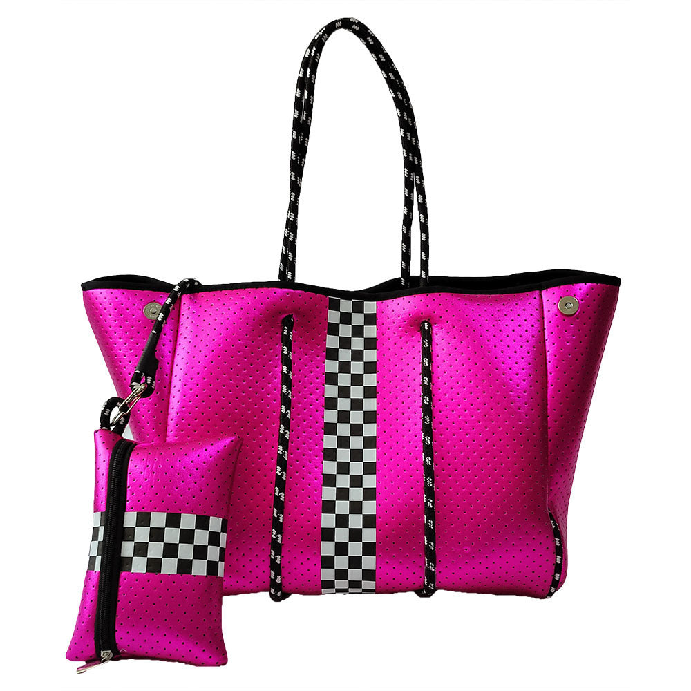 Bolso de hombro de viaje con estampado de gran capacidad para mujer