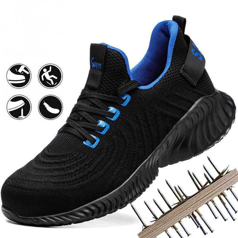 Four Seasons Anti-smashing And Anti-penetration Steel Toe Cap Work Shoes Breathable Comfortable And Safe