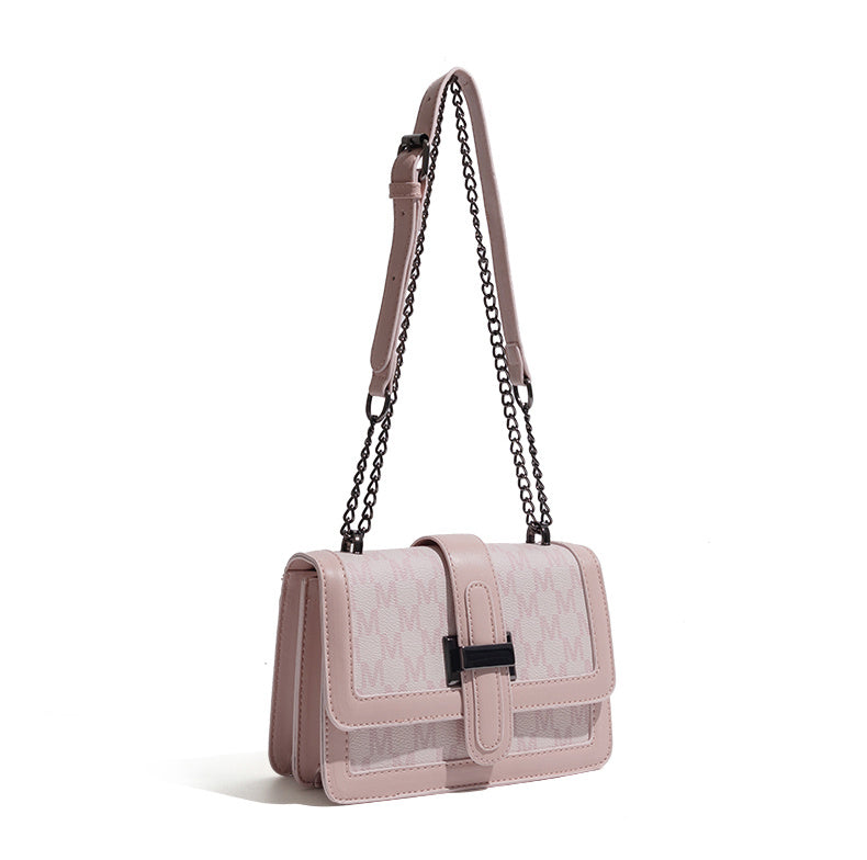 Bolso de hombro con cadena y solapa de estilo nuevo para mujer