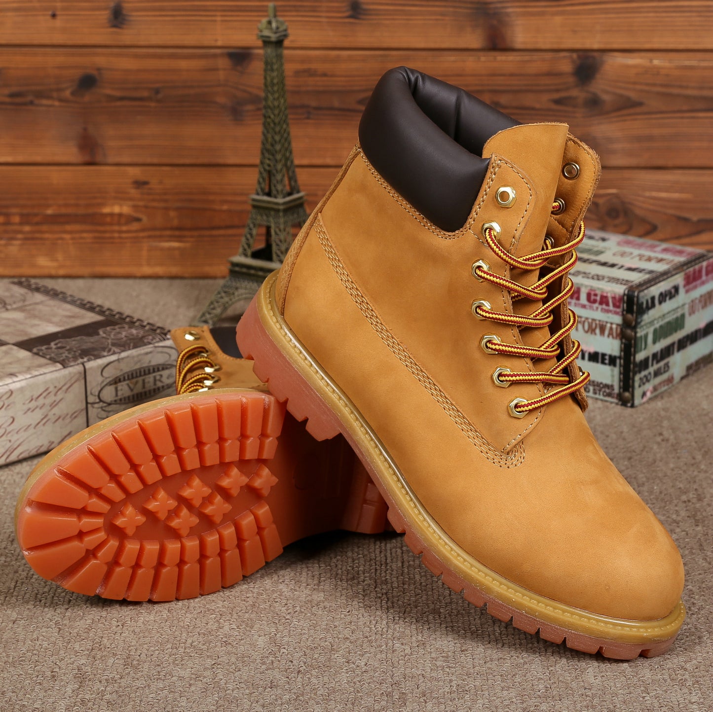 Men's Fashionable Warm High-top Boots