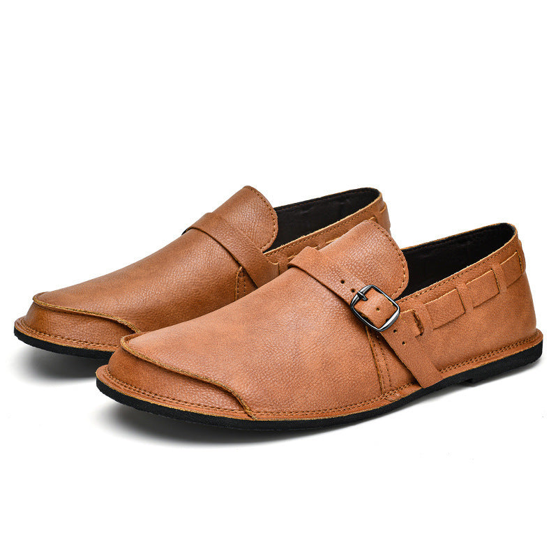 Men's Daily Soft Sole Leather Casual Shoes