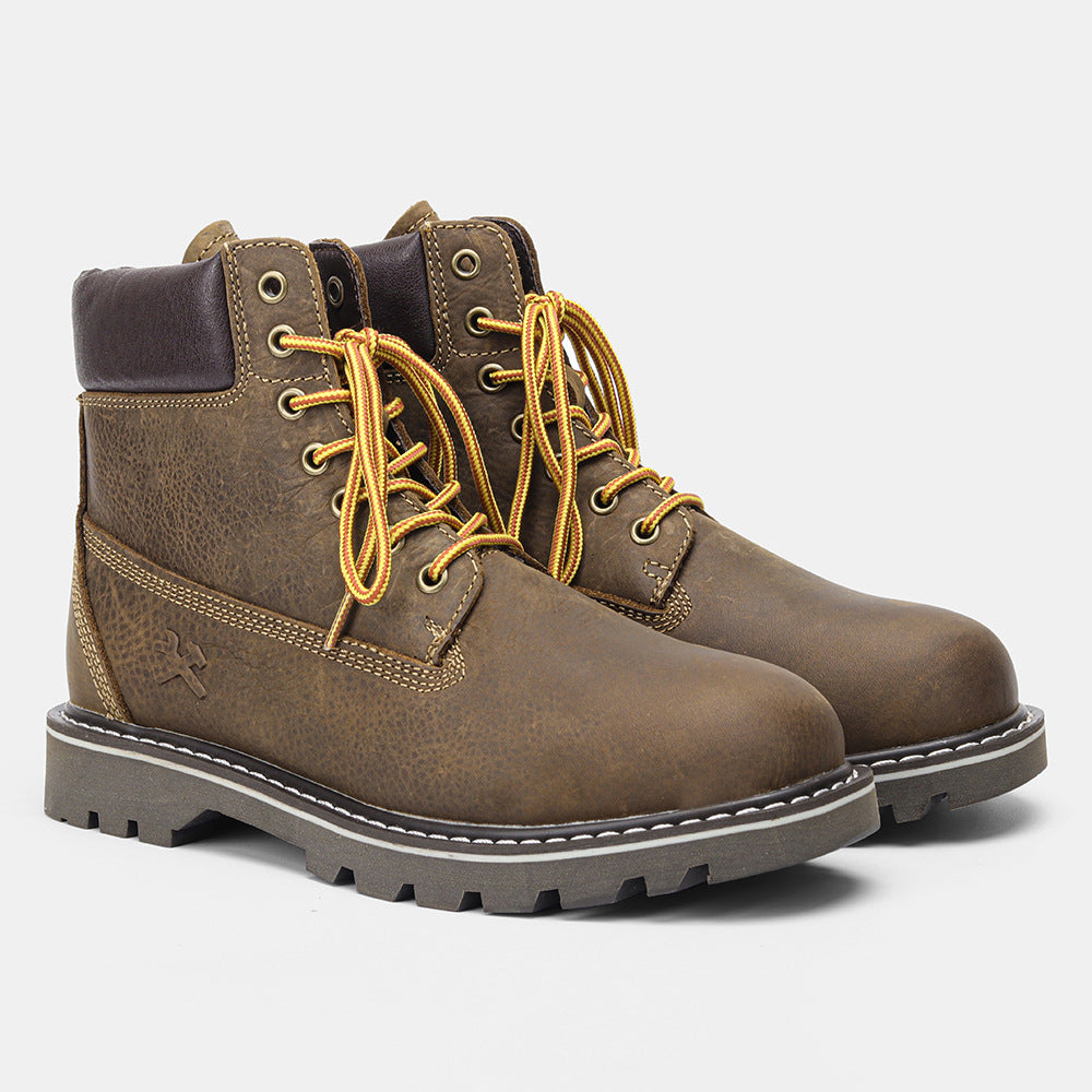 Botas Dr Martens de piel de vaca auténtica para hombre, de piel vintage