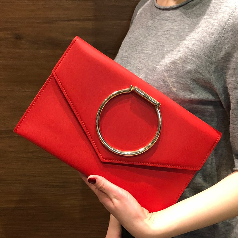 Pochette à bandoulière féminine de grande capacité