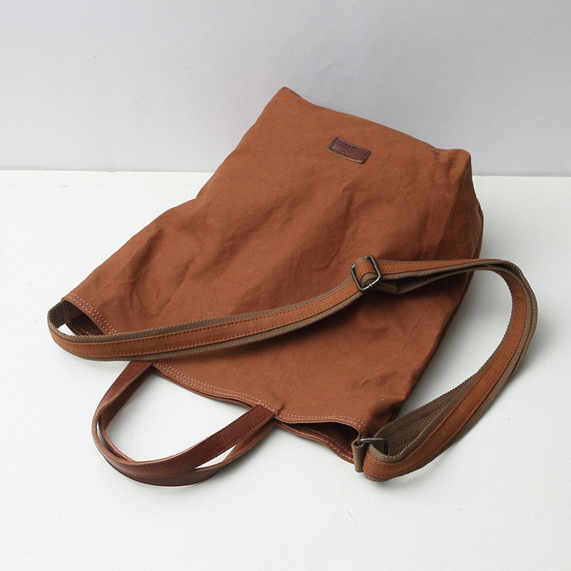 Hand-held Messenger Bag Trendy One-shoulder Women's Canvas Bag