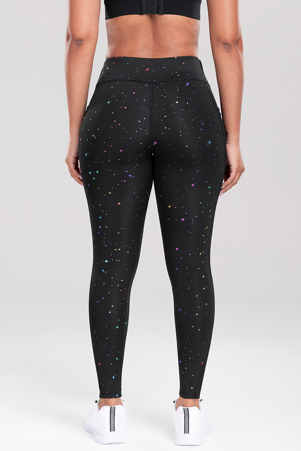 Pantalon de sport taille haute imprimé