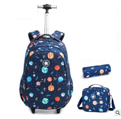 Primary School Trolley Schoolbags Reduce Burden And Breathable Children's Backpack