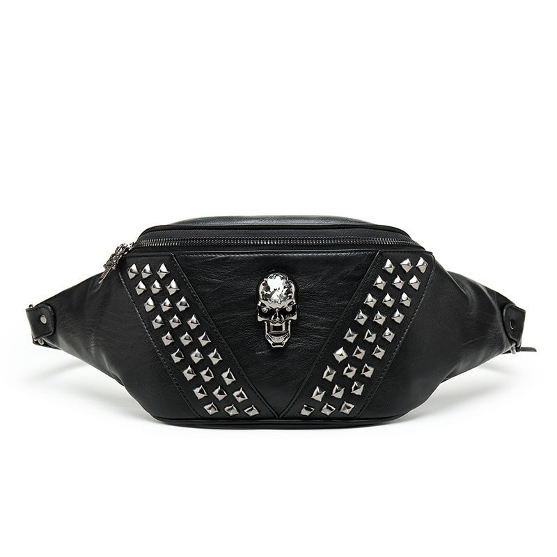 Sac de poitrine tendance en PU avec rivets