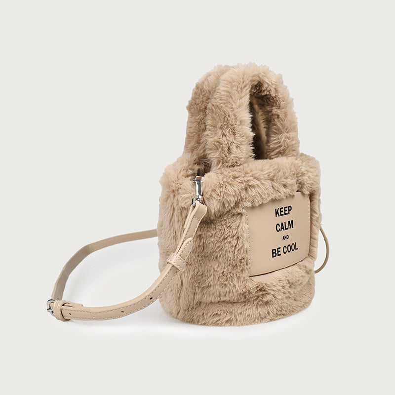 Autumn And Winter New Bucket Handbag Mini All-match