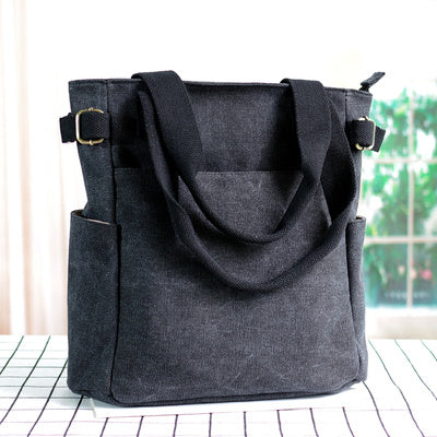 Bolso de hombro informal de tela de estilo japonés para el trabajo