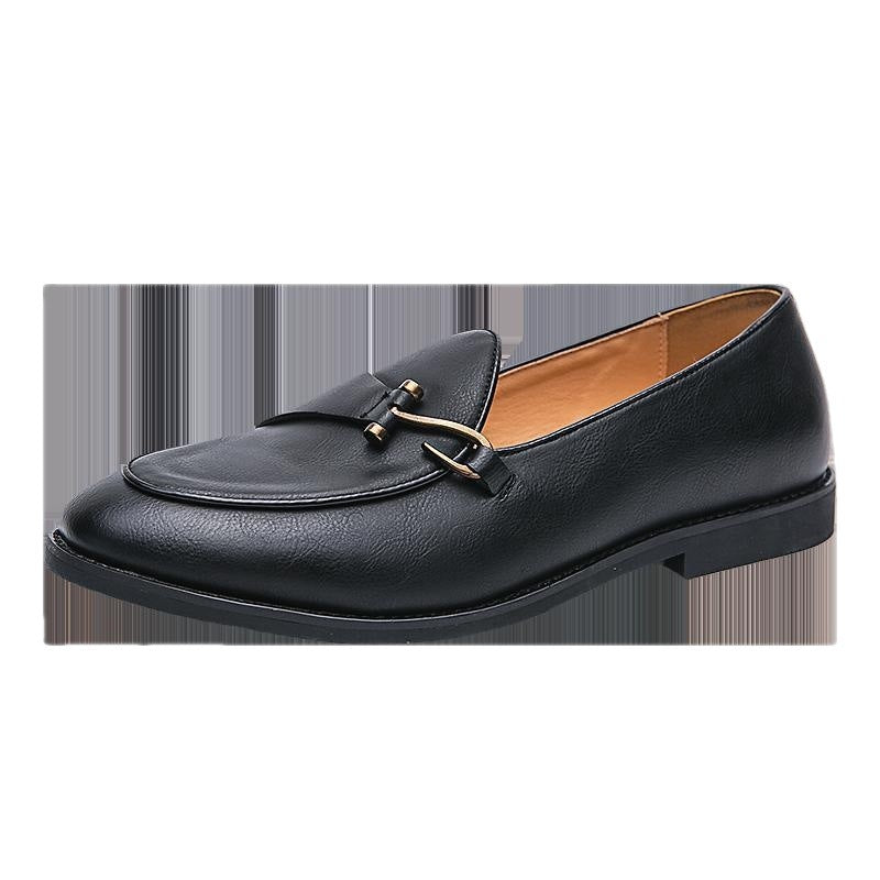 Men's Fashion Casual Soft Leather Slip-on Soft Bottom Loafers