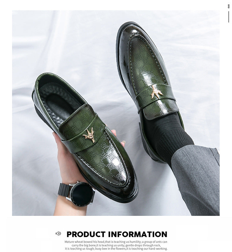 Chaussures d'affaires en cuir pour hommes de style européen et américain