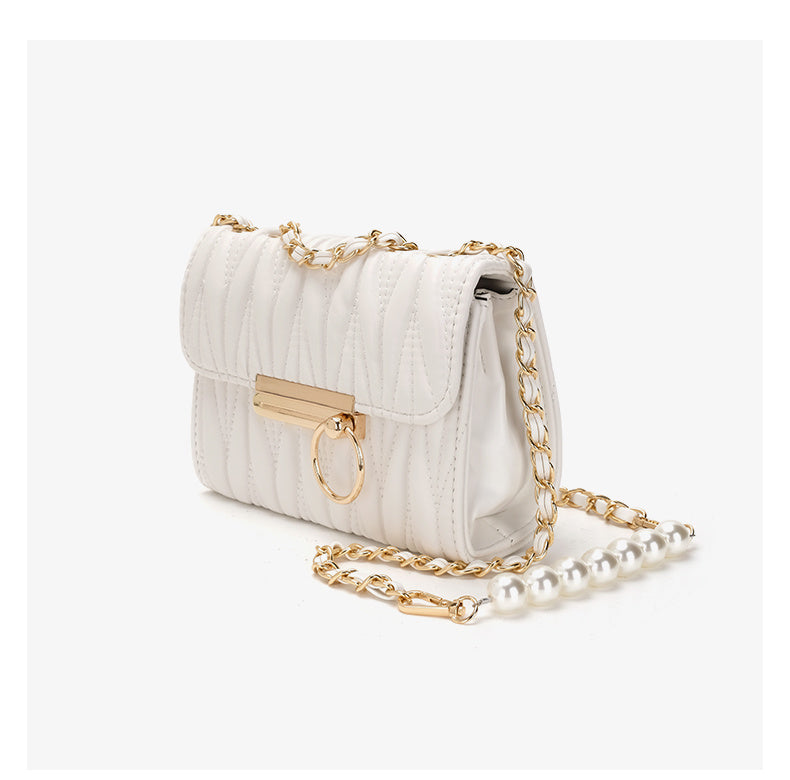 Nuevo bolso mini de verano con cadena de perlas