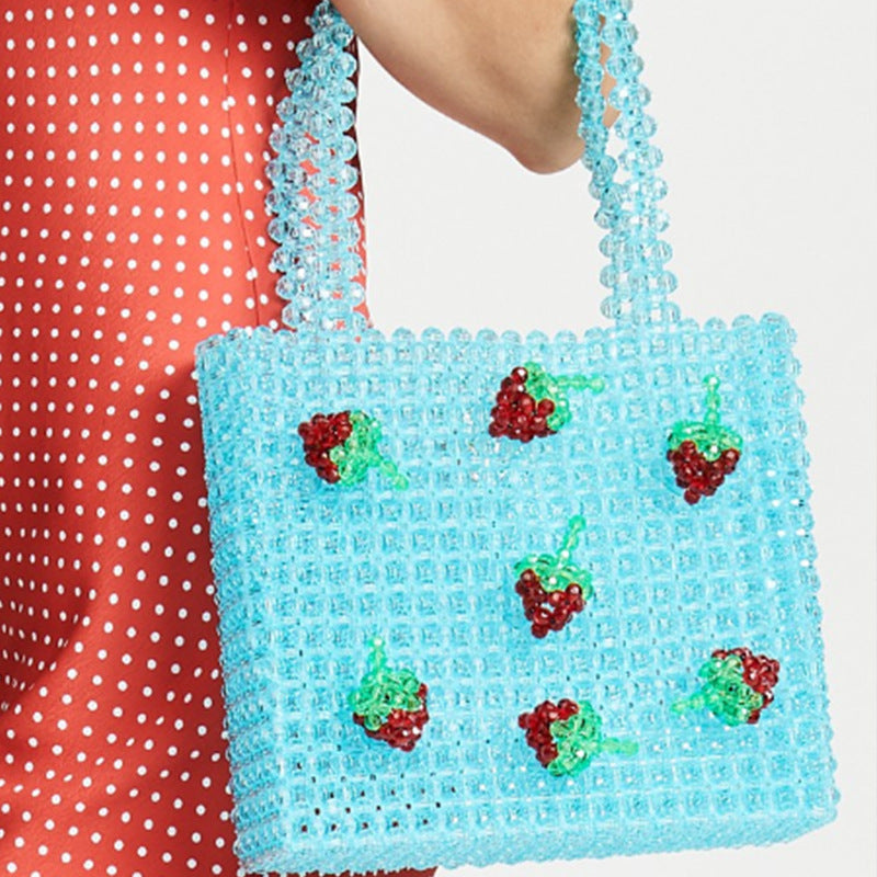 Woven Beaded Bag With Various Pattern Puzzles