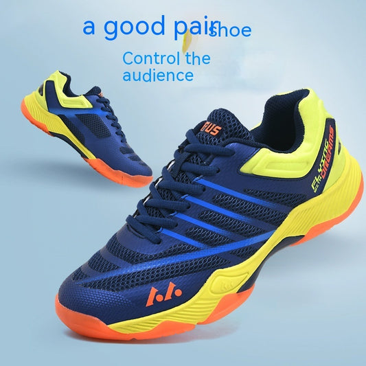 Chaussures de badminton professionnelles pour hommes, chaussures de course légères à absorption des chocs pour l'automne