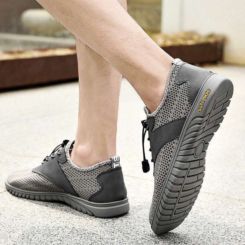 Summer Sports Men Fashion Breathable Mesh Surface Shoes