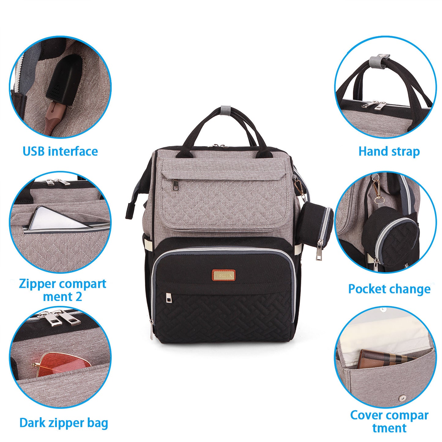 Waterproof Large-capacity Multi-function Shoulder Bag