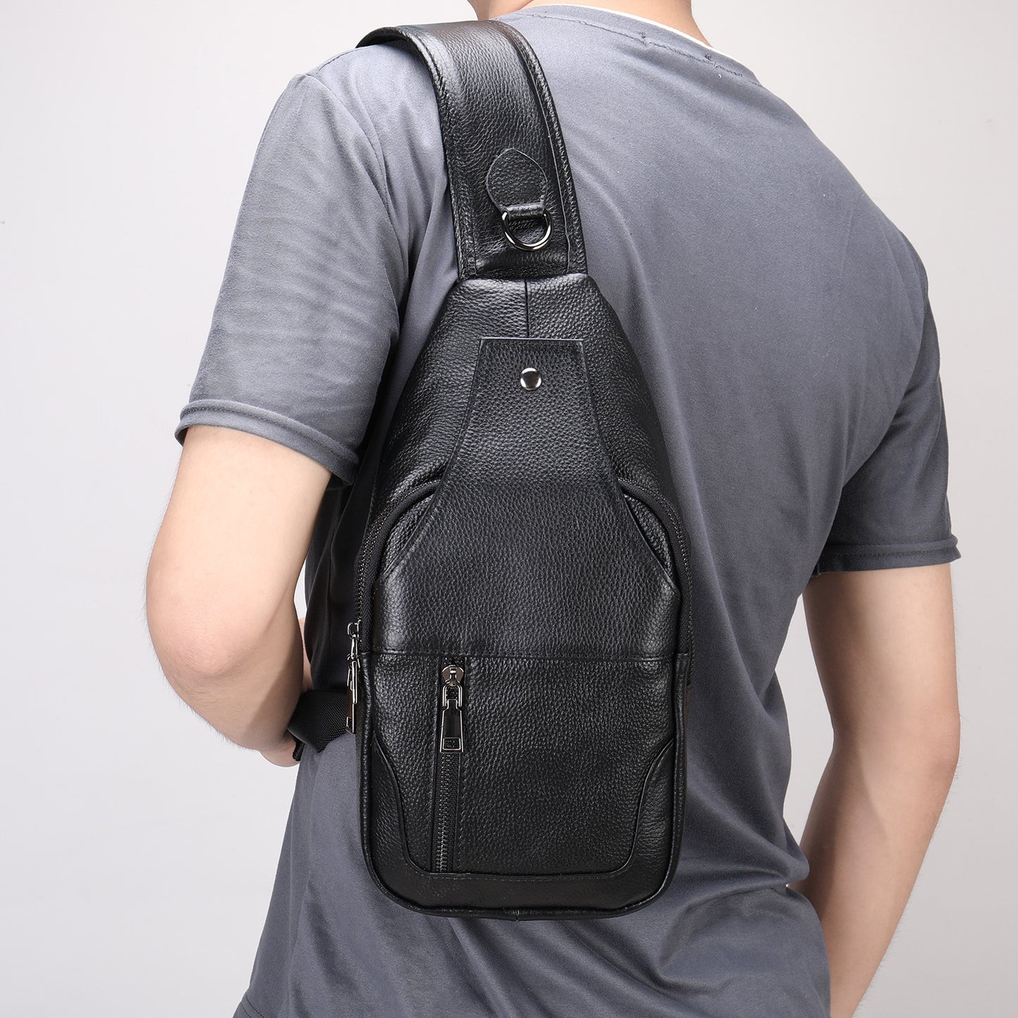 Bolso de hombro informal de moda para exteriores para hombre