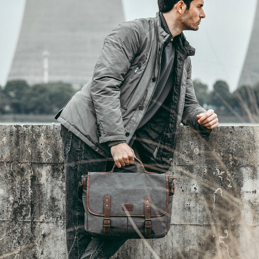 Canvas Men's Travel Portable Messenger Bag