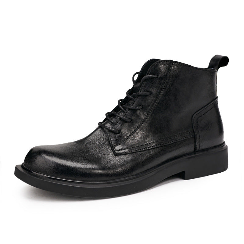 Botas Martin de moda de cuero genuino para hombres