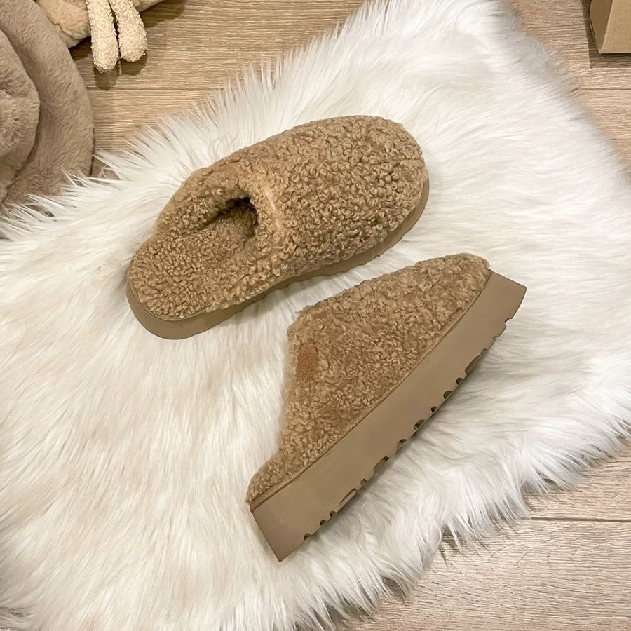 Pantuflas de peluche para mujer Ropa de abrigo